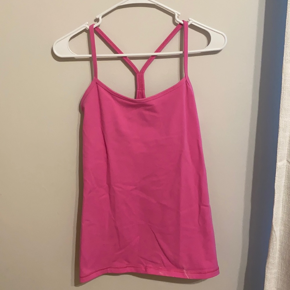 Pink Lululemon Tank Top
